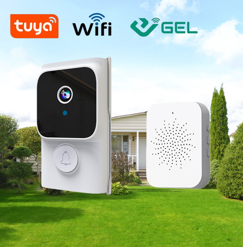 WiFi Video Doorbell Smart Voice Intercom Low Power HD Wireless Remote Doorbell Set